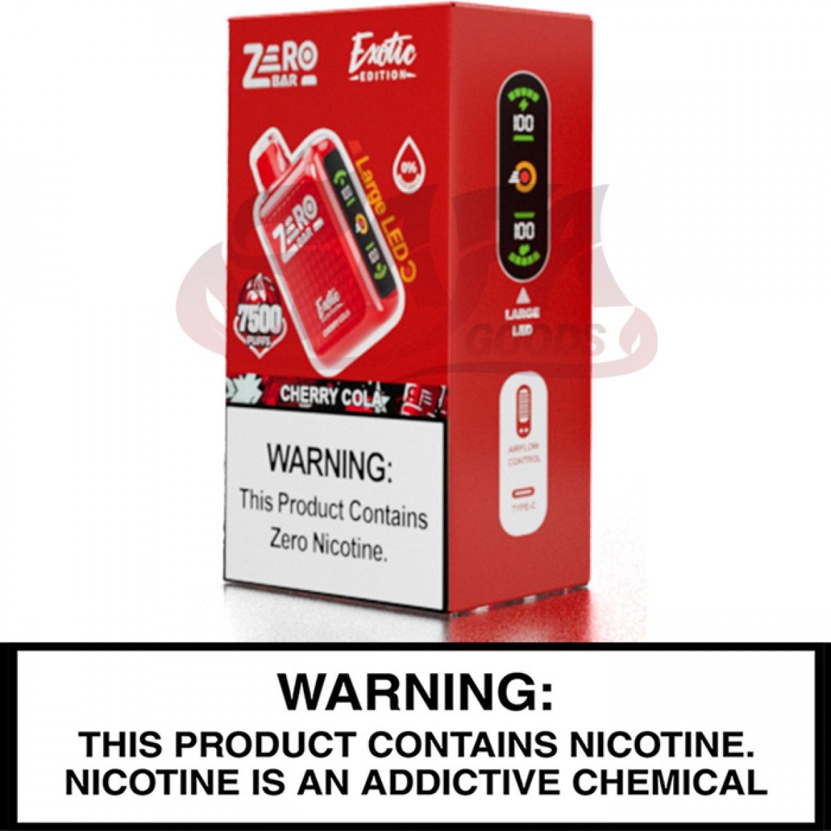 Zero Bar - Exotic Edition ZERO 0% Nicotine Disposable Vapes [5PC]
